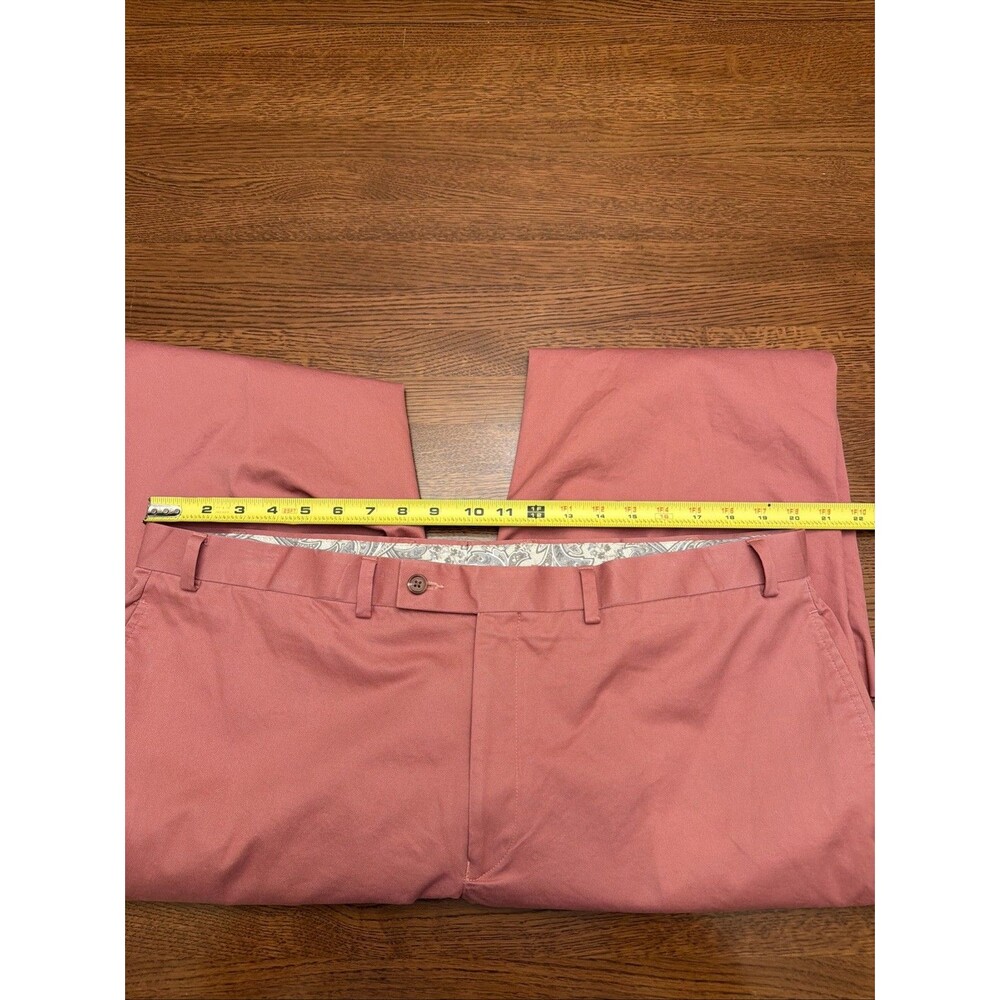 Lauren Ralph Lauren Pants Mens 40 X 30 Salmon Pink Casual Business Dress - Picture 7 of 9